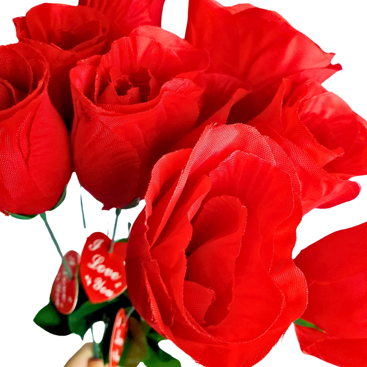 Kit de 10 Rosas Artificiais Perfumadas no Celofane Kit de 10 Rosas Artificiais Perfumadas no Celofane